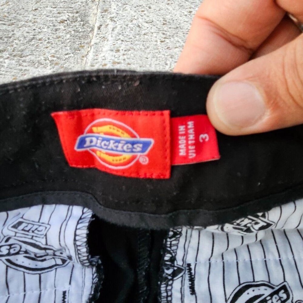 Dickies Girl Jeans Pant Black Boot Cut Mis Rise Stretch Pant Size 3 Junior 28X31 - Picture 7 of 9